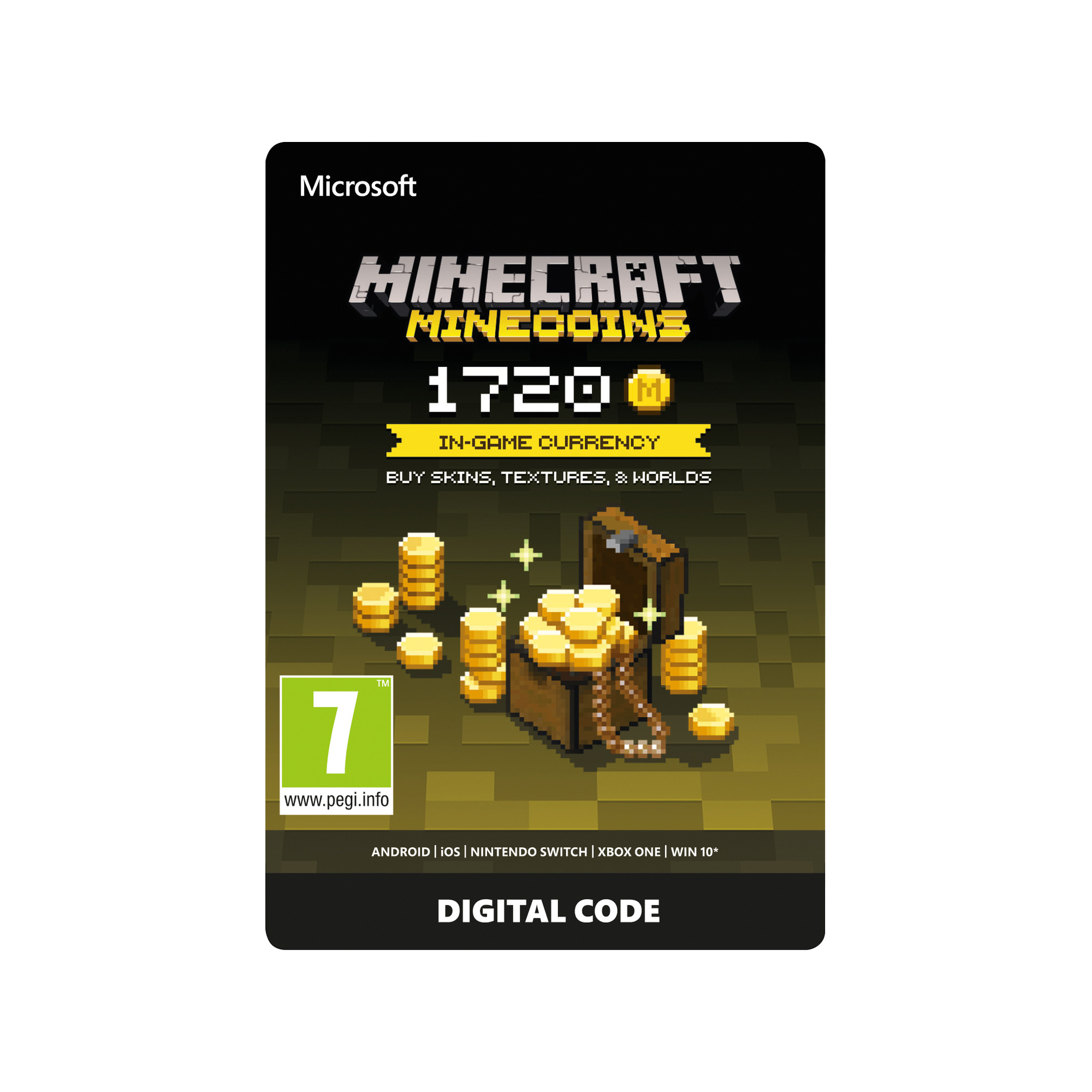 Microsoft Minecraft 1720 MineCoins ESD ZA (Digital Code)